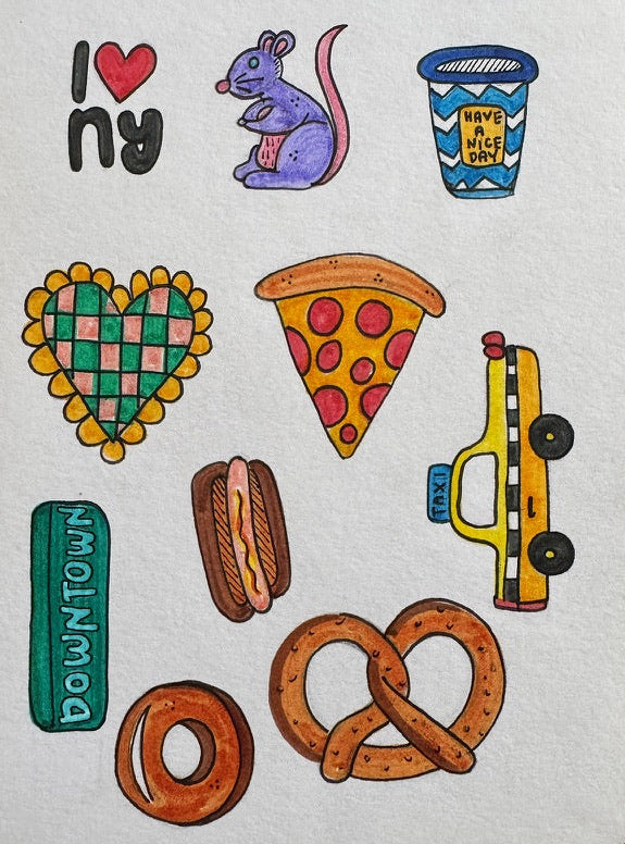 holographic sticker sheet
